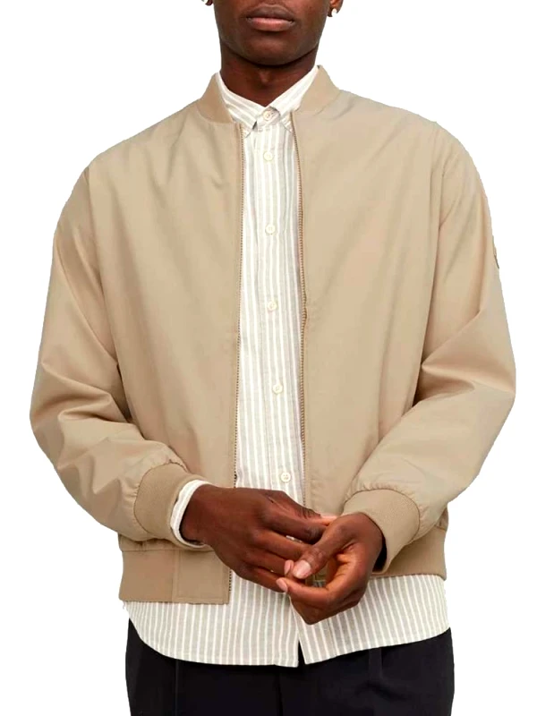 JACK&JONES JACKET JACK & JONES JPRCCILLUSION BOMBER TRAVERTINE JACK&JONES