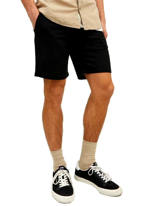 JACK&JONES ΒΕΡΜΟΥΔΑ JACK & JONES JPSTDAVE JJBREEZE SHORTS BLACK JACK&JONES