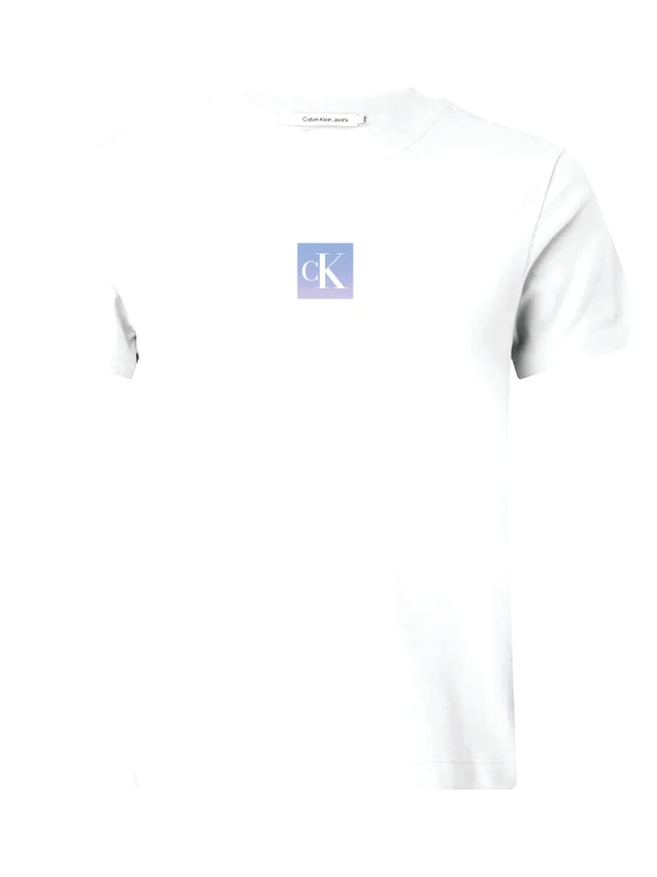 CALVIN KLEIN T-SHIRT CALVIN KLEIN SS CLASSIC FIT TEE BRILLIANT WHITE CALVIN KLEIN