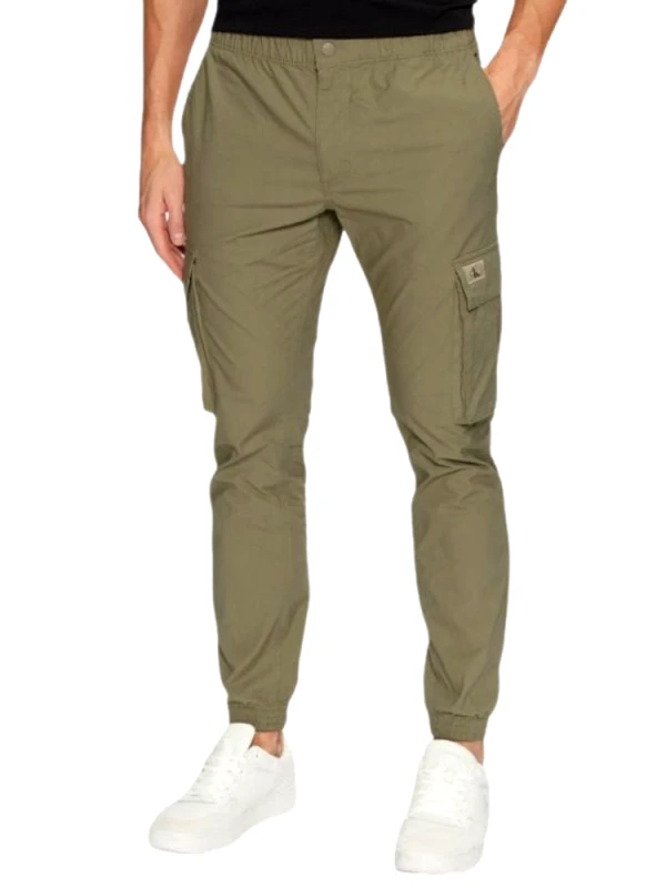 CALVIN KLEIN ΠΑΝΤΕΛΟΝΙ CALVIN KLEIN SKINNY CARGO STONE GRAY CALVIN KLEIN