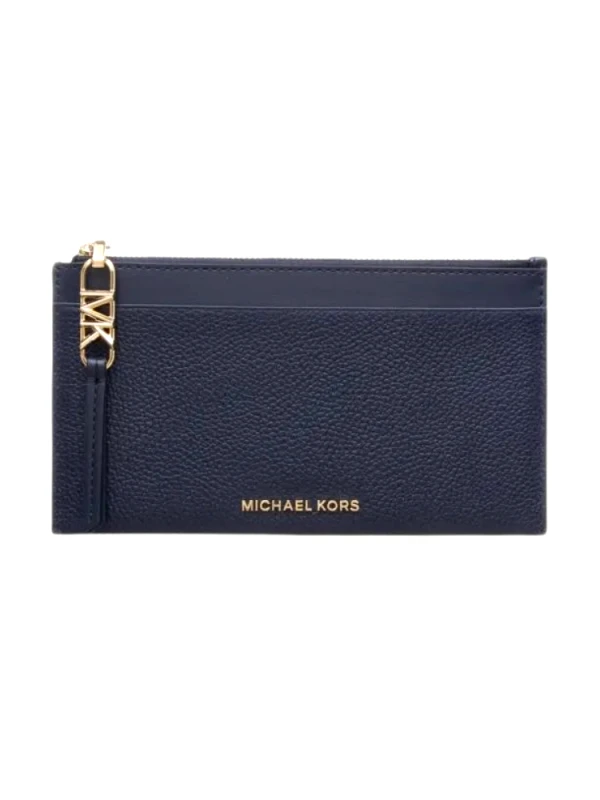 MICHAEL KORS ΤΣΑΝΤΑΚΙ MICHAEL KORS LEATHER NAVY MICHAEL KORS
