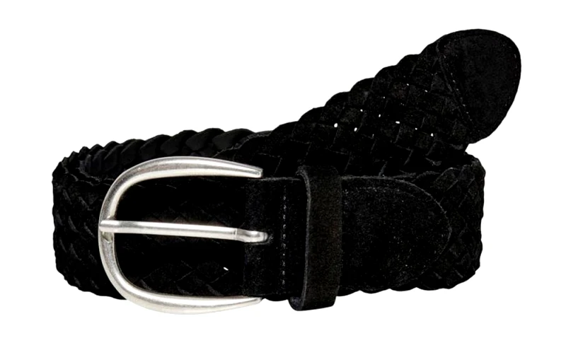 ONLY ΔΕΡΜΑΤΙΝΗ ΖΩΝΗ ONLY LOUISA BRAIDED BLACK ONLY