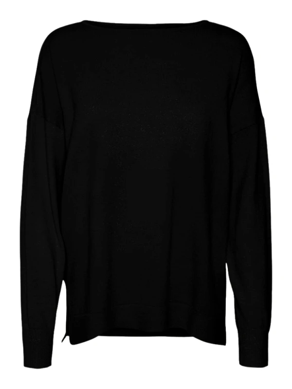 VERO MODA PULLOVER VERO MODA MKARIS LS BOATNECK BOXY BLACK VERO MODA