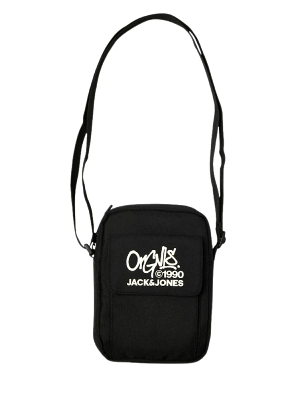 JACK&JONES ΤΣΑΝΤΑ JACK & JONES JACORG X SLING BAG LN BLACK JACK&JONES