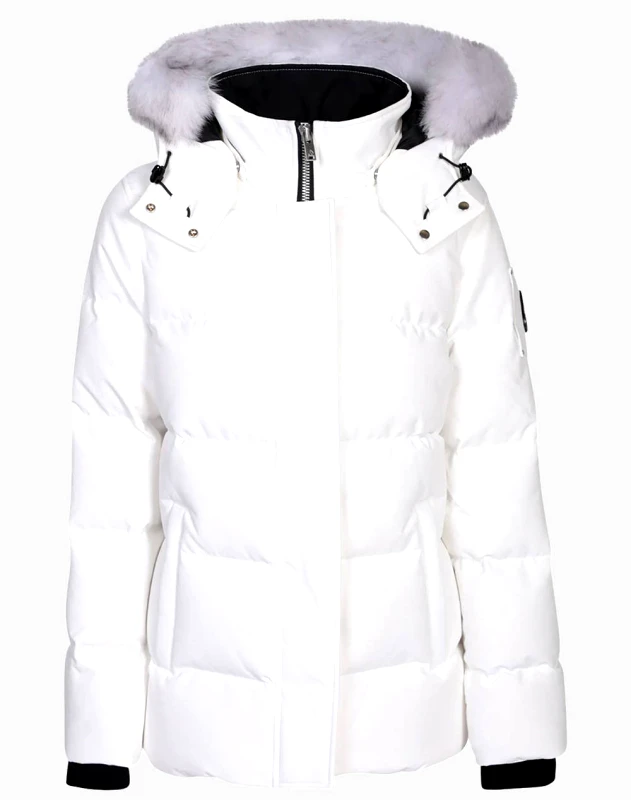 MOOSE KNUCKLES MOOSE KNUCKLES W CLOUD 3Q SH M32LJ179S-1007 OffWhite