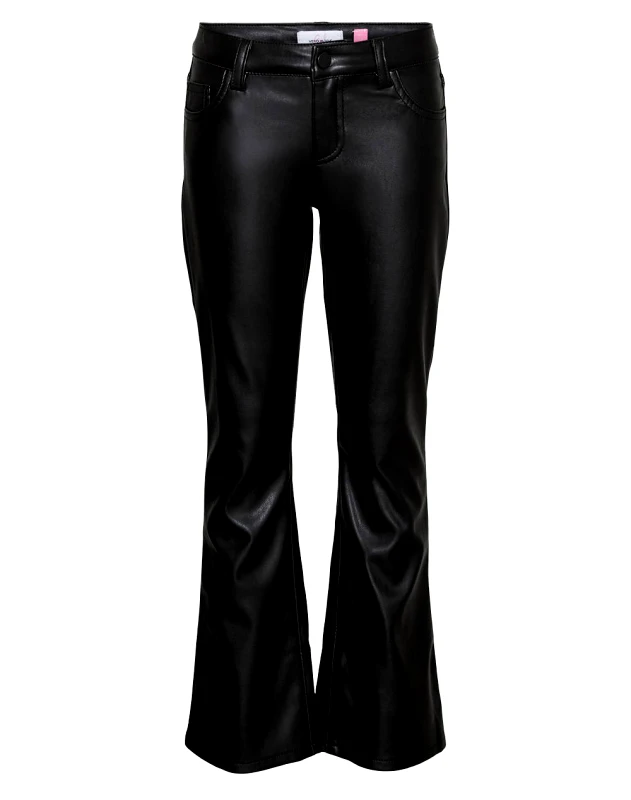 VERO MODA VERO MODA VMRIVER PL FLARED PANTS GIRL 10297931-BLACK Black