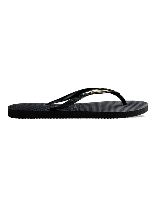 HAVAIANAS HAVAIANAS SLIM LOGO METALLIC ΣΑΓΙΟΝΑΡΕΣ 4119875-1924 TotalBlack