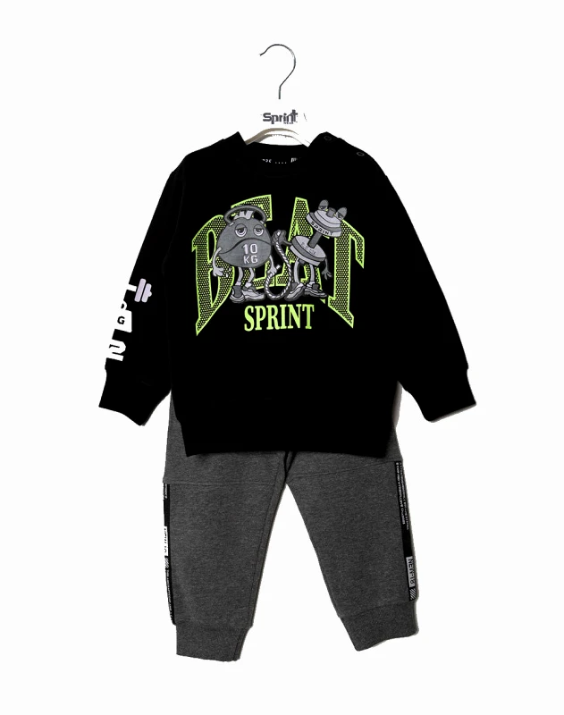 SPRINT SPRINT SET BABY BOY ( Ηλικία: 12 Μηνών - 5 Ετών ) 221-1051-S200 Black