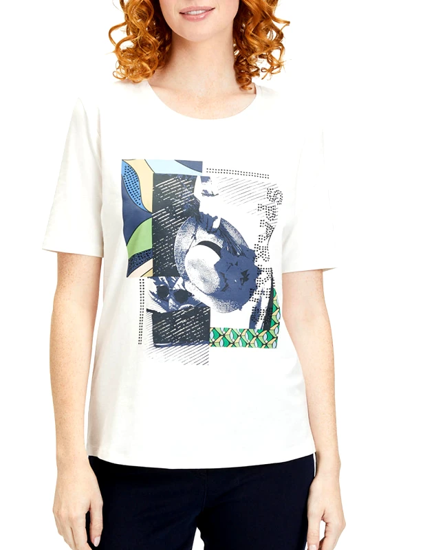 BETTY BARCLAY BETTY BARCLAY Shirt Maßtab 2043/1881-1982 Cream