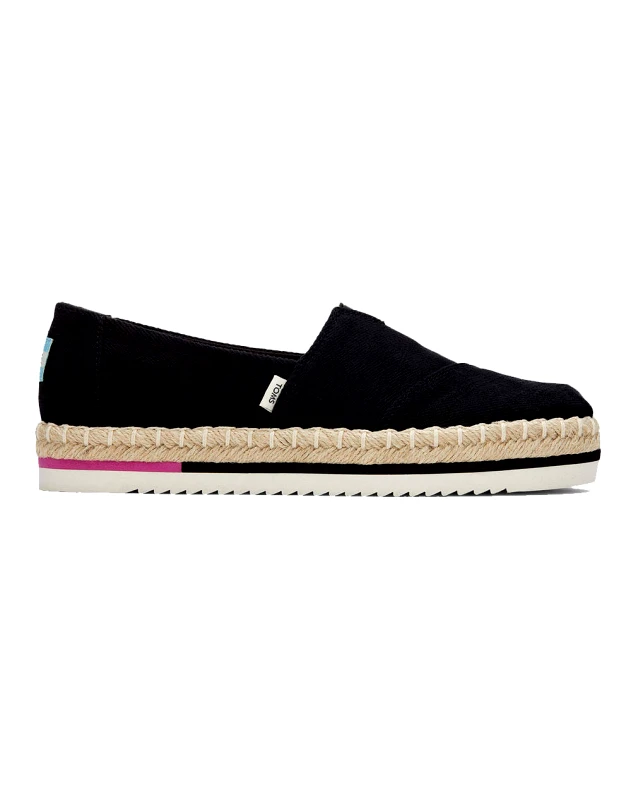 TOMS TOMS BLACK HEAVY TWILL WM ALPPRO ESP 10017831-BLK Black