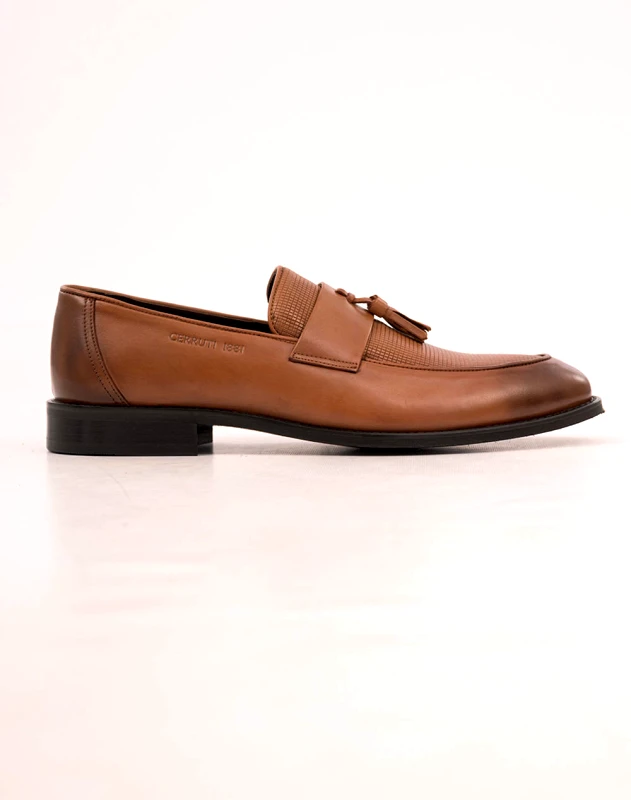 CERRUTI CERRUTI ΠΑΠΟΥΤΣΙΑ LOAFER 90.33.CSSUO1263MT-COGNAC Tan