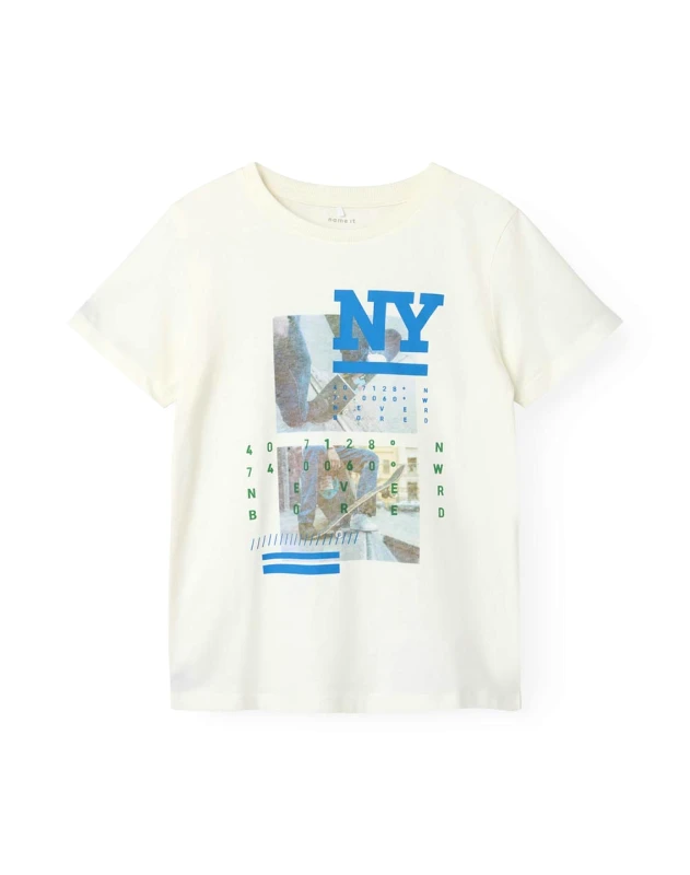NAME IT NAME IT NKMHERRA SS TOP PB 13226112-Jet Stream OffWhite