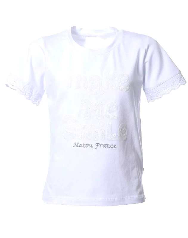 MATOU MATOU ΜΠΛΟΥΖΑ ΠΑΙΔΙΚΟ GIRL 1S23-MFA2420-WHITE White