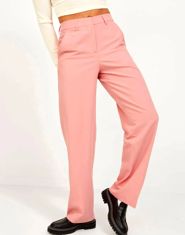 JJXX BY JACK&JONES JJXX JXMARY HW PANT PNT NOOS 12200674-Coral Haze Pink