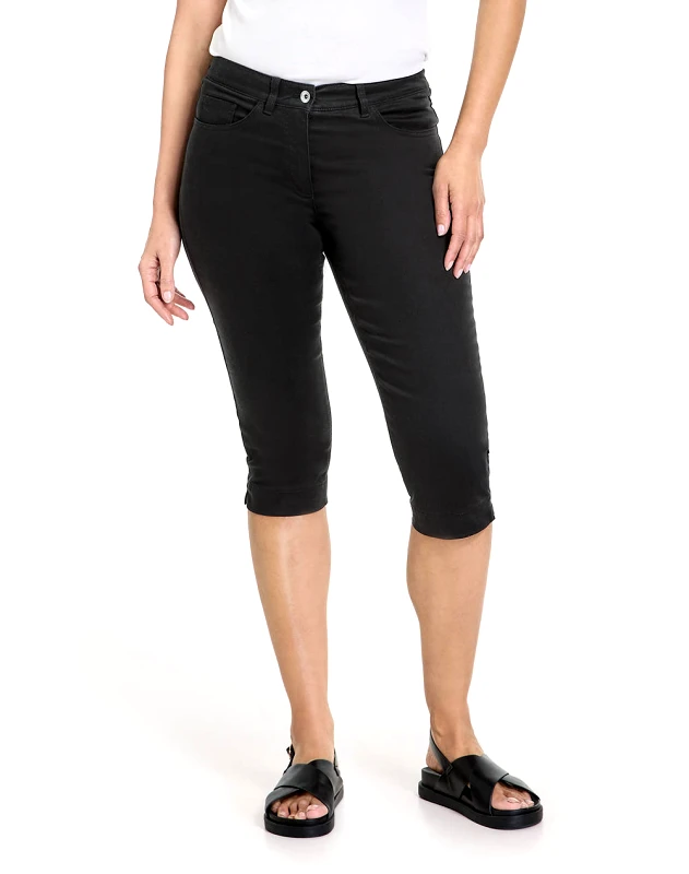 GERRY WEBER GERRY WEBER PANT LEISURE CROPPED 222124-66287-11000 Black