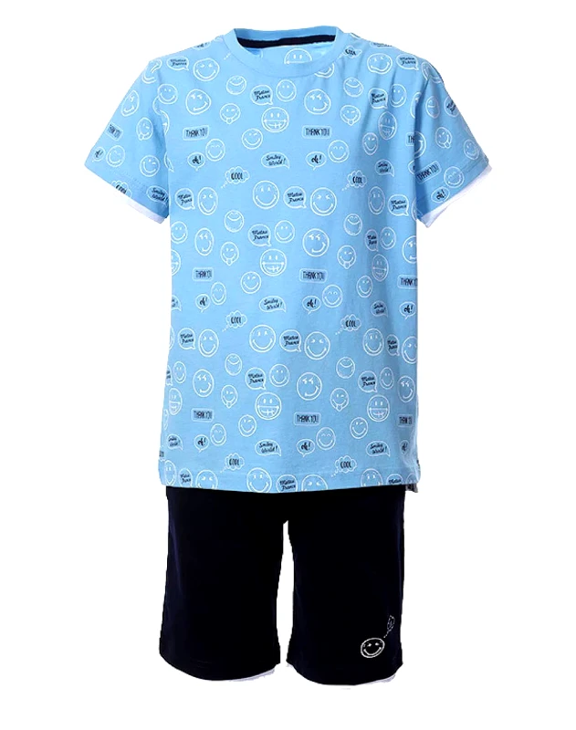 MATOU MATOU ΣΕΤ ΒΕΡΜΟΥΔΑ ΠΑΙΔΙΚΟ BOY 1S23-MFA1230-LT.BLUE LightBlue