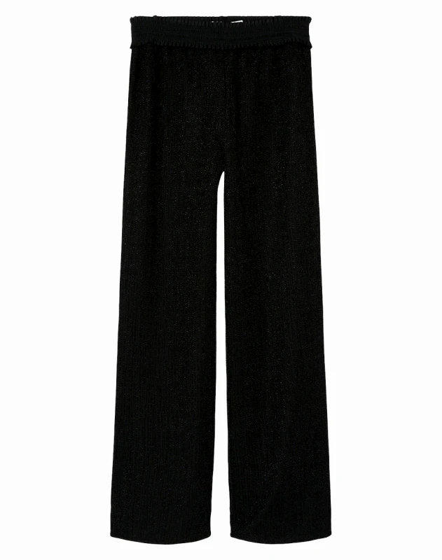 NAME IT NAME IT NKFRUNIC WIDE PANT R 13222684...-BLACK Black