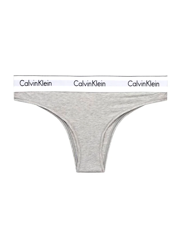 CALVIN KLEIN CALVIN KLEIN JEANS THONG SLIP 000QF5981E-P7A Gray