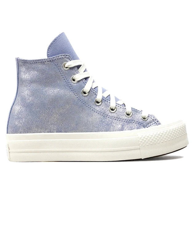CONVERSE CONVERSE CHUCK TAYLOR ALL STAR LIFT PLATFORM SUEDE SHIMMER A11549C-537 Lilac