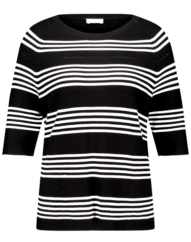 GERRY WEBER GERRY WEBER PULLOVER 1/2 SLEEVE 978053-44727-01190 Black