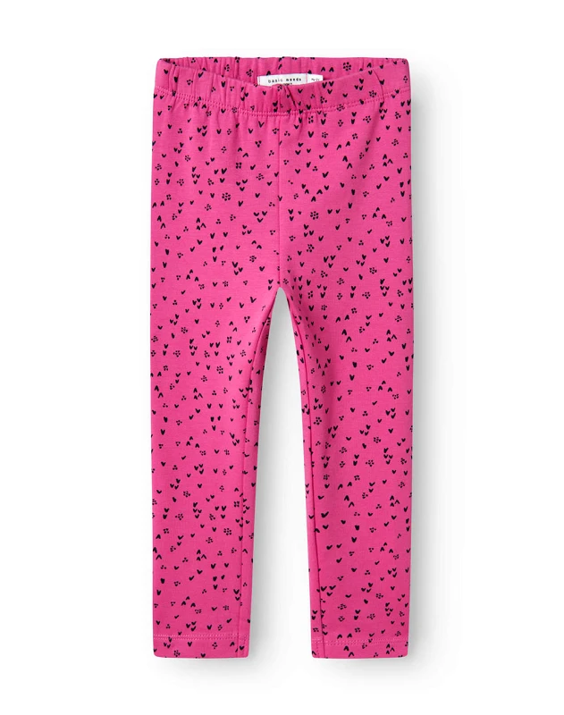 NAME IT NAME IT NMFDAVINA AOP SWE LEGGING BRU 13234445-Phlox Pink Pink