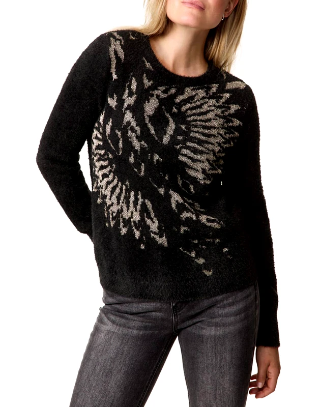 TAIFUN TAIFUN PULLOVER 1/1 SLEEVE 672406-15307-01102 Black