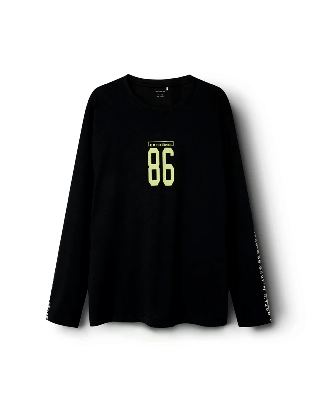 NAME IT NAME IT NKMNONO LS NREG TOP BOX 13233196-BLACK Black