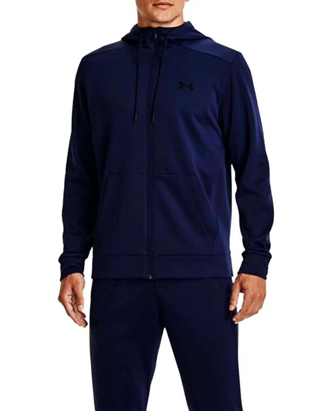 UNDER ARMOUR UNDER ARMOUR Men''s Armour Fleece® Full-Zip Hoodie 1373357-1471 NavyBlue