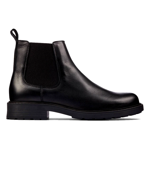 CLARKS CLARKS Orinoco2 Lane 26163619-Black Leather Black