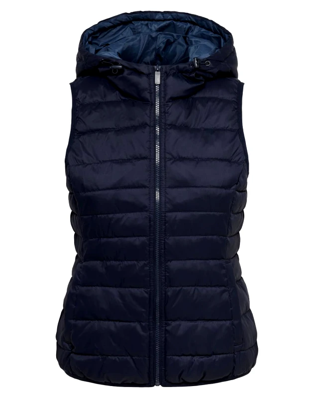 ONLY ONLY ΜΠΟΥΦΑΝ ONLNEWTAHOE HOOD WAISTCOAT OTW NOOS 15205760-Night Sky DarkBlue