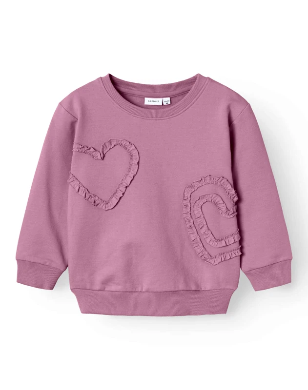 NAME IT NAME IT NMFNALA NREG SWEAT BRU 13235029-Mauve Orchid Orchid