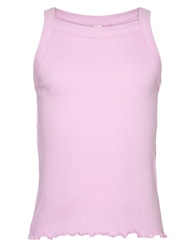 VERO MODA VERO MODA VMLAVENDER SL RIB TOP JRS GIRL 10285311-Bonbon LightPink