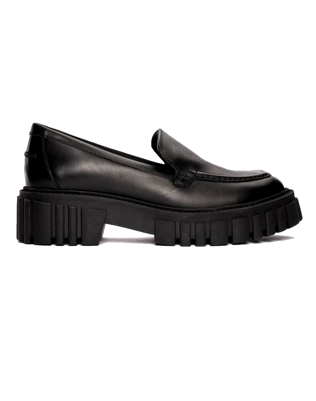 CLARKS CLARKS Page Loafer 26178412-Black Leather Black