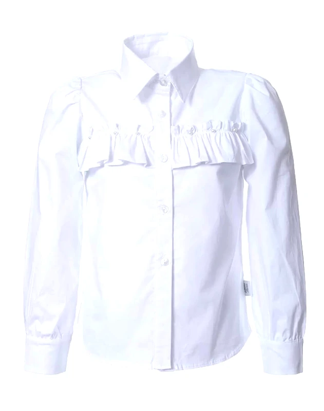 MATOU MATOU ΠΟΥΚΑΜΙΣΟ ΠΑΙΔΙΚΟ GIRL 2W23-MF2160A-WHITE White