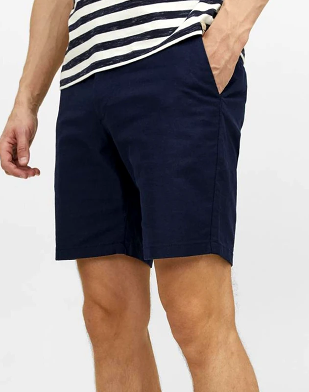 JACK&JONES JACK&JONES JPSTPALMA JJLINEN SHORTS DEK SN 12229988-Navy Blazer NavyBlue