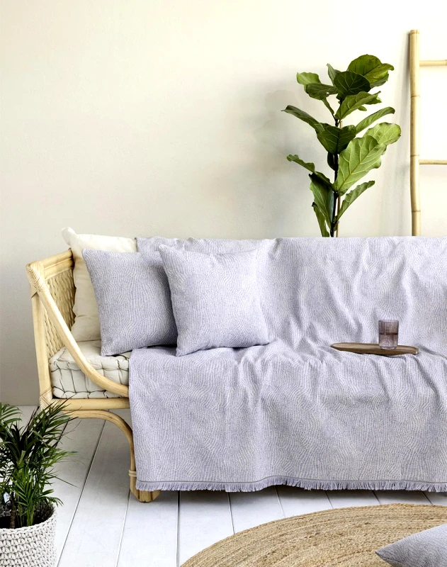 NIMA HOME NIMA Ριχτάρι - Waves Lilac (Διαστάσεις: 180x180 εκ.) N33659