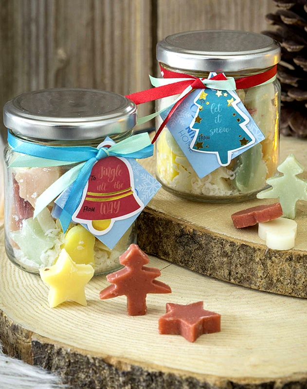 NIMA HOME NIMA Σαπουνάκια χειροποίητα 90g σε Βάζο - Jingle all the way N27187