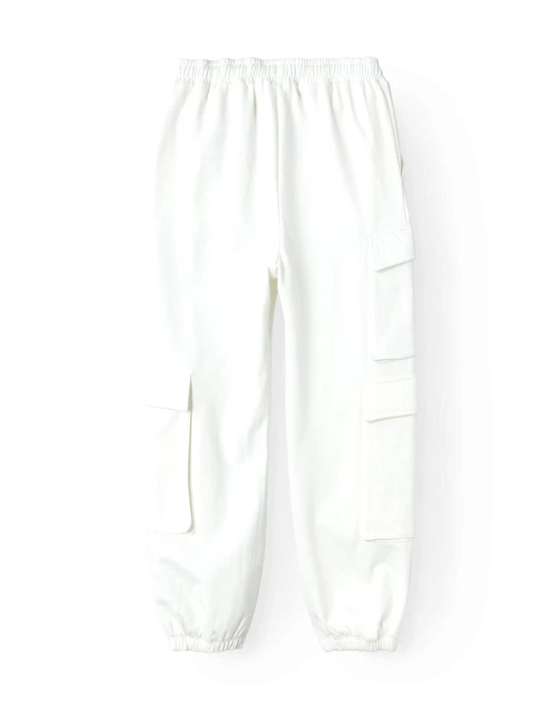 NAME IT NAME IT NKFLALUKA CARGO SWE PANT BRU PS 13232596-Jet Stream White