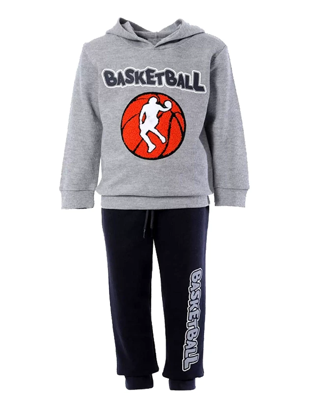 MATOU MATOU ΣΕΤ ΦΟΡΜΑ ΠΑΙΔΙΚΟ BOY 1S23-YZA1708-2-6-GREY MELANZE Gray