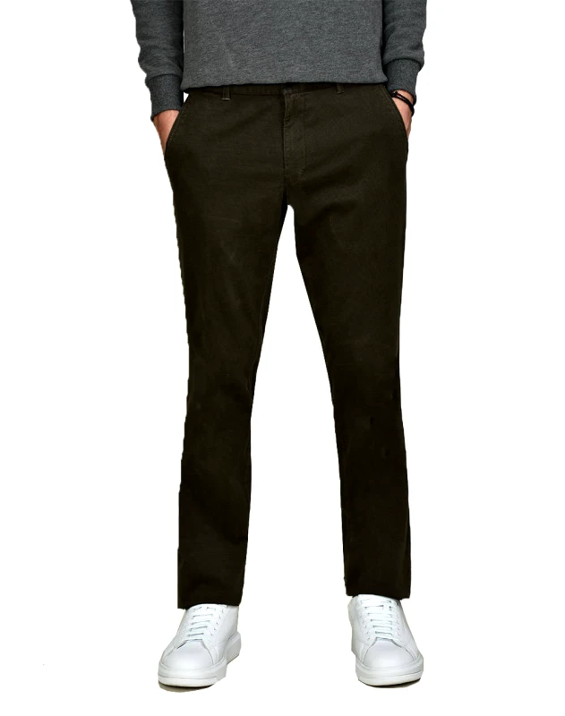 SUNWILL SUNWILL CHIN O TROUSERS 13169-8008-505 DarkOliveGreen