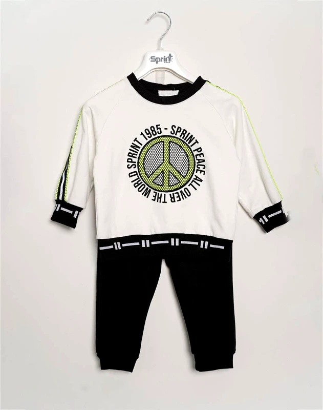 SPRINT SPRINT SET BABY BOY 221-1060-S133 OffWhite
