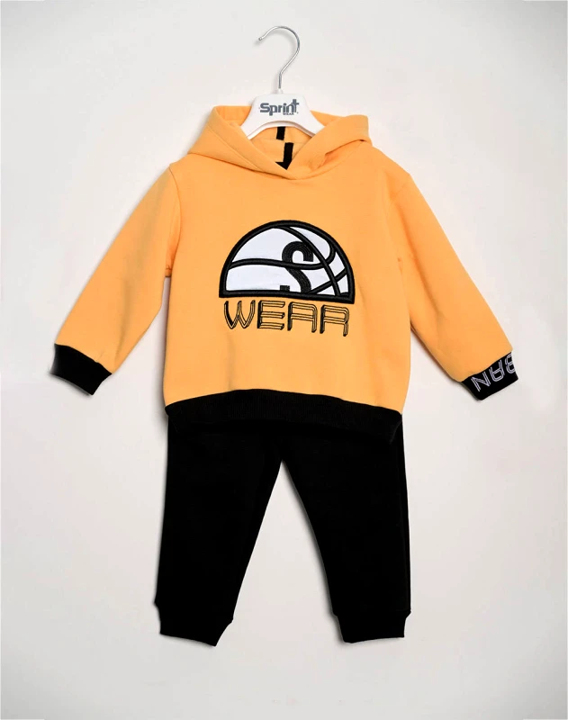 SPRINT SPRINT SET BABY BOY 221-1058-S603 Mustard