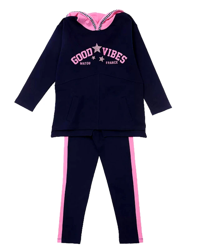 MATOU MATOU ΣΕΤ ΚΟΛΑΝ ΠΑΙΔΙΚΟ GIRL 1W23-MFA2260A-2-6-BLUE DarkBlue