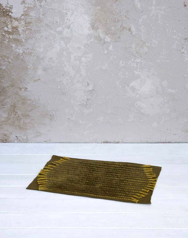 NIMA HOME NIMA Πατάκι Μπάνιου Grian - Gold (Διαστάσεις: 50x80εκ) N31311