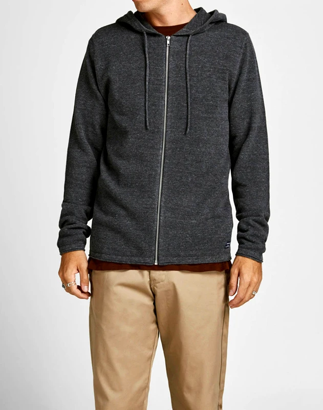 JACK&JONES JACK&JONES ΖΑΚΕΤΑ ΦΟΥΤΕΡ JJEHILL KNIT CARDIGAN NOOS 12190154-Dark Grey Melange DarkGray