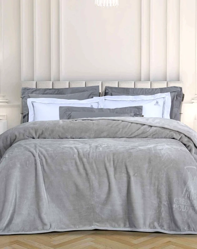 DAS DAS 3442 ΚΟΥΒΕΡΤΑ VELOUR ΥΠΕΡΔΙΠΛH GREENWICH POLO CLUB (Διαστάσεις: 220 x 240 εκ.) 220577203442