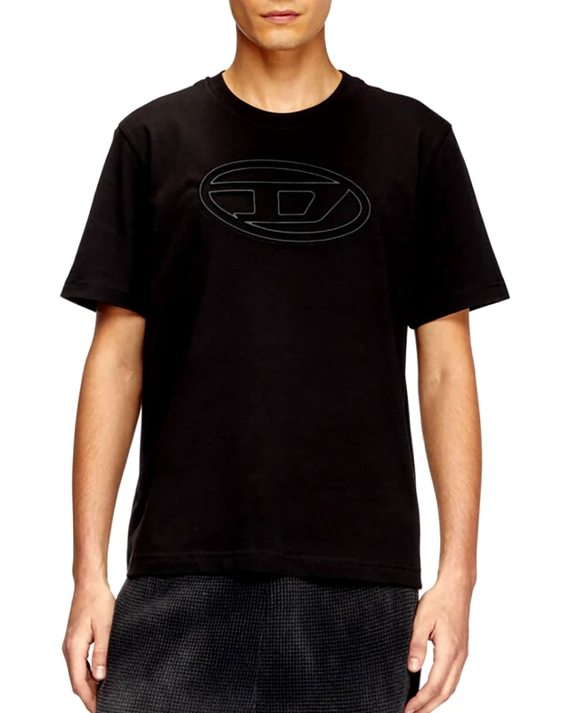 DIESEL DIESEL T-ADJUST-BIGOVAL T-SHIRT A174020NJBM-9XX Black