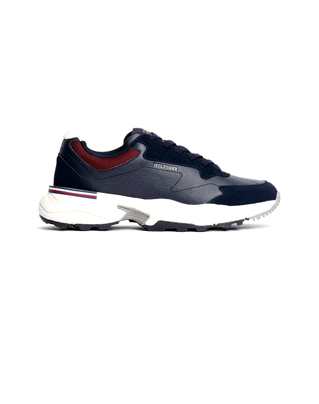 TOMMY HILFIGER TOMMY HILFIGER M RUNNER LTH MIX PREMIUM FM0FM05331-DW5 DarkBlue