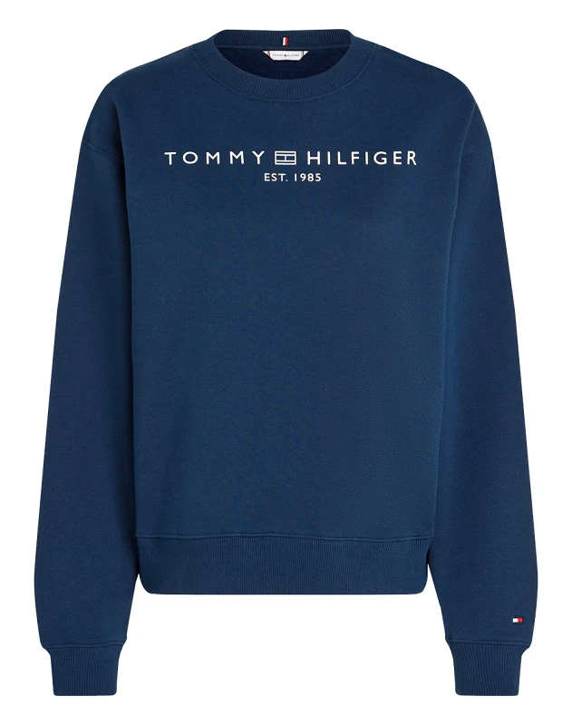TOMMY HILFIGER TOMMY HILFIGER MDRN REG CORP LOGO C-NK SWTSHRT WW0WW39791-C1G NavyBlue