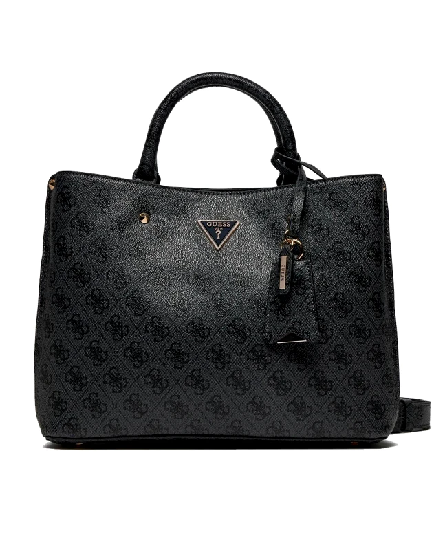 GUESS GUESS MERIDIAN GIRLFRIEND SATCHEL ΤΣΑΝΤΑ ΓΥΝΑΙΚΕΙΟ (Διαστάσεις: 24 x 32 x 12 εκ.) HWSG8778060-CLO Black